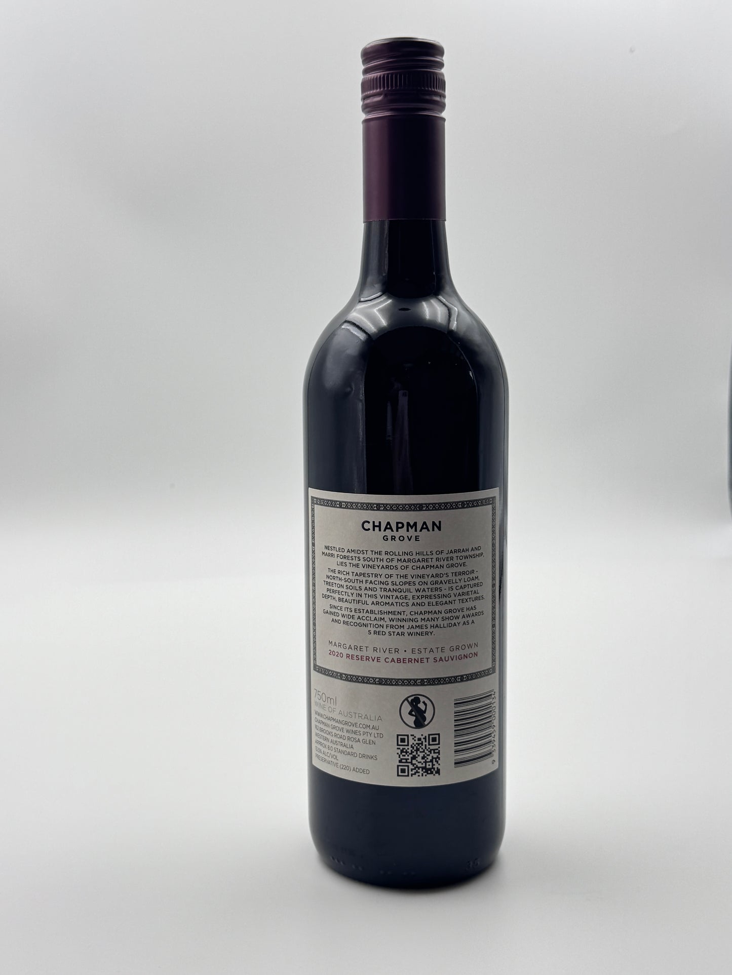 Chapman Grove Reserve Cab Sauv 2020v 750ml